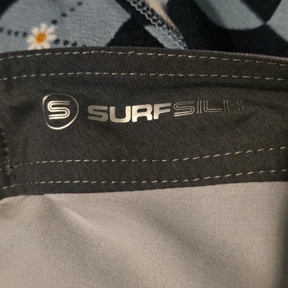 Quiksilver Men's Navy and Purple Board Shorts